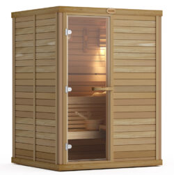 2-3 PERSON HOME SAUNA – MODEL 1416LS CEDAR