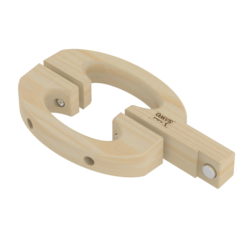 SAUNA DOOR HANDLE HORIZONTAL PINE SAWO