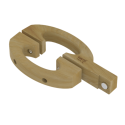 SAUNA DOOR HANDLE HORIZONTAL CEDAR SAWO