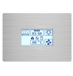 CONTROLS - INNOVA SEPARATE INTERFACE STAINLESS STEEL TOUCH CONTROL with CABLE SAWO