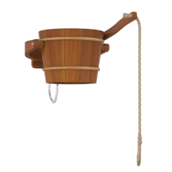 SAUNA BUCKET SHOWER CEDAR SAWO