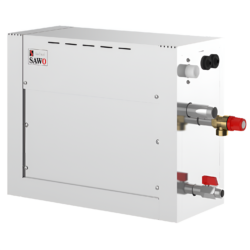 3.0kW STEAM SHOWER GENERATOR MANUAL DRAIN 1/2 Phase with SEPARATE INTERFACE SAWO