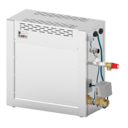STEAM GENERATOR SET - 12kW AUTO DRAIN 3 Phase with SEPARATE STAINLESS STEEL INTERFACE for COMMERCIAL SIZE STEAM ROOMS SAWO