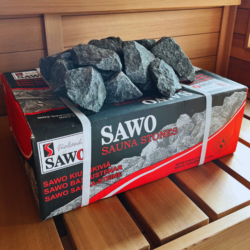 20kg BOX SAUNA STONES GENUINE SAWO