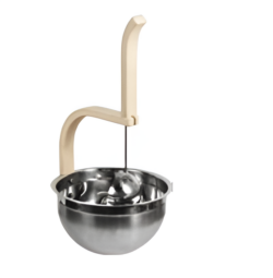 3L SAUNA BUCKET & LADLE SET ASPEN & STAINLESS STEEL SAWO