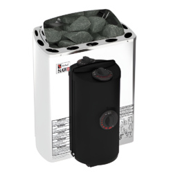 3.6kW MINI MX TRENDLINE SAUNA HEATER with FRONT CONTROLS SAWO