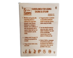 SAUNA SIGN SAWO