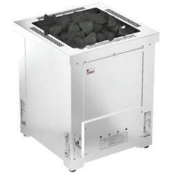 Commercial Heater TAURUS PREMIUM 15kW (w/o control unit) HEATER NS-G separate stone basin SAWO TAU-150NS-G-P (also 15/18/21/24kW models available)